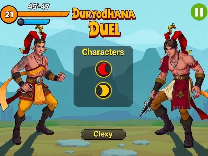 Duryodhana Duel character selection screen